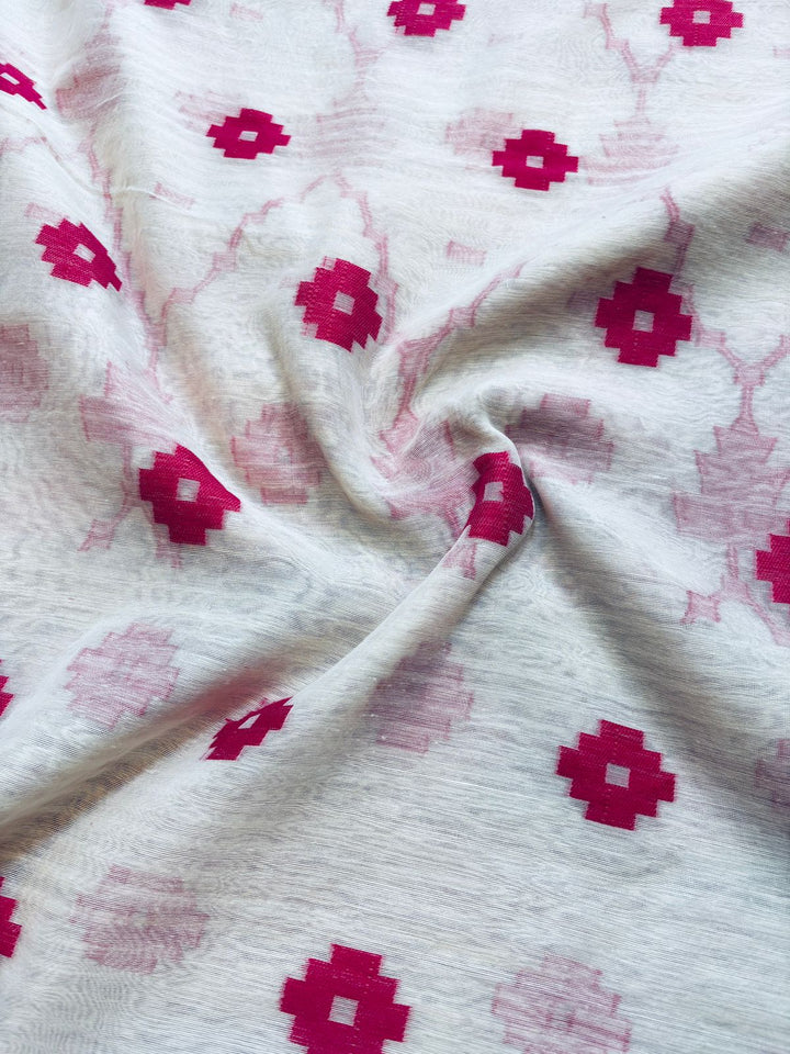 Sindoor Khela Dhakai Jamdani Saree