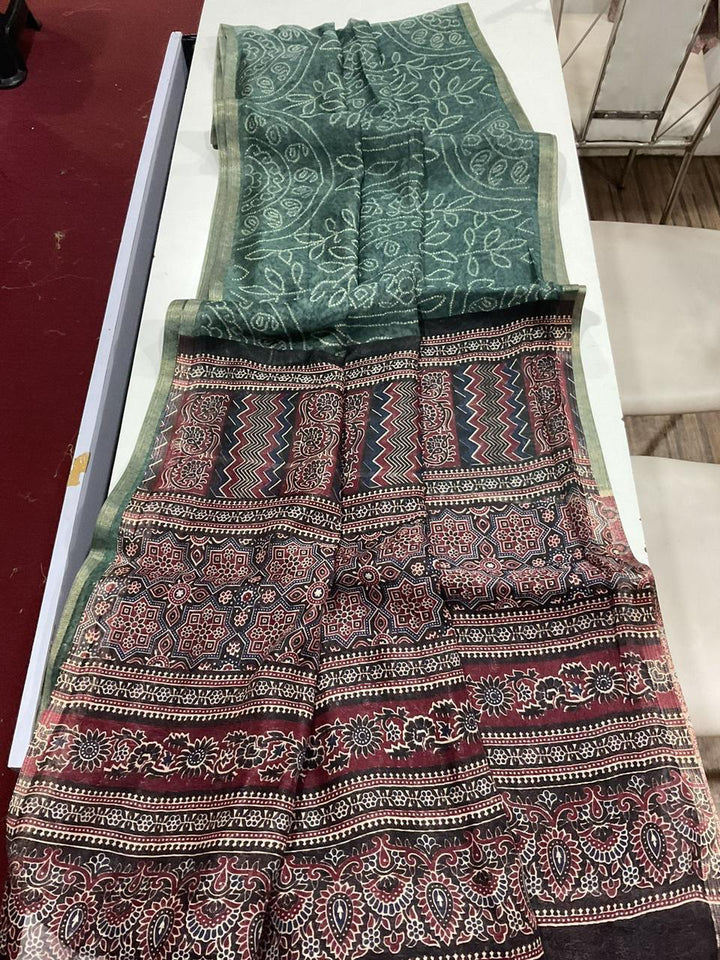 Shades Of Linen Designer Linen Saree