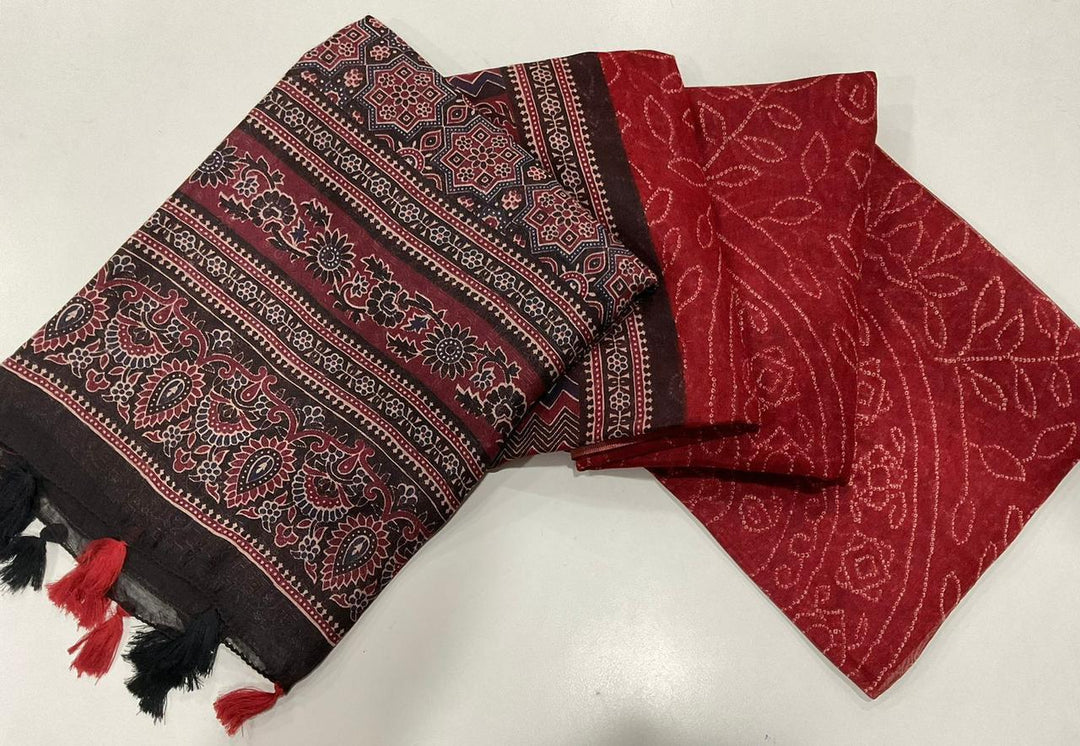 Shades Of Linen Designer Linen Saree