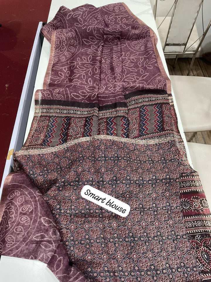 Shades Of Linen Designer Linen Saree