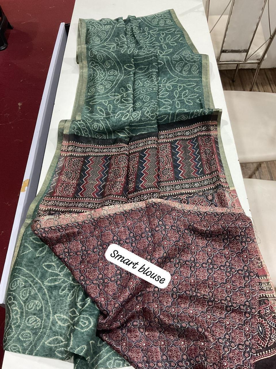 Shades Of Linen Designer Linen Saree