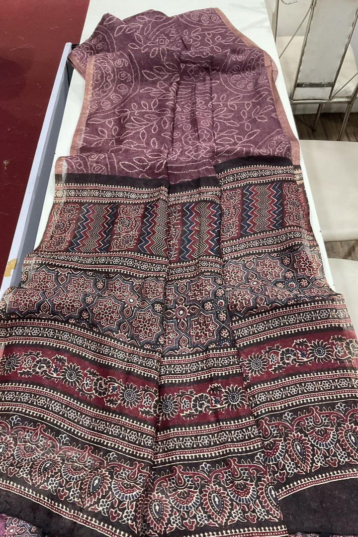 Shades Of Linen Designer Linen Saree