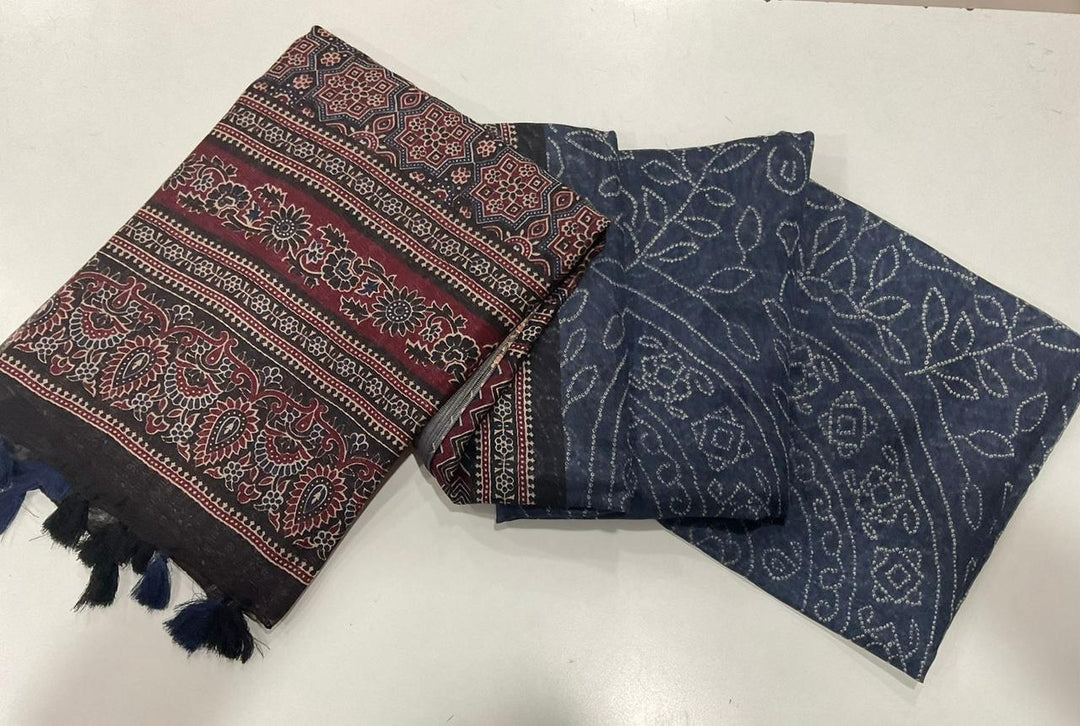 Shades Of Linen Designer Linen Saree
