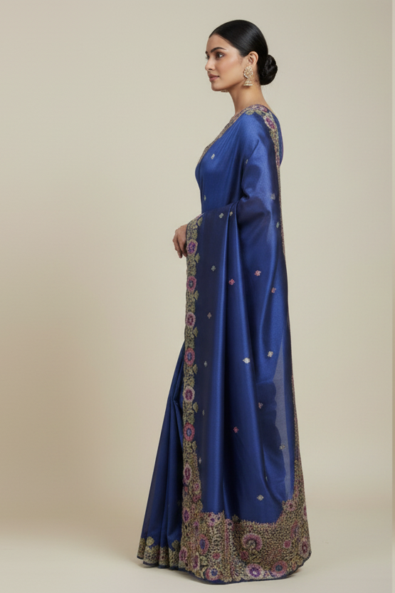 Kavya -Semi Tussar Silk Saree