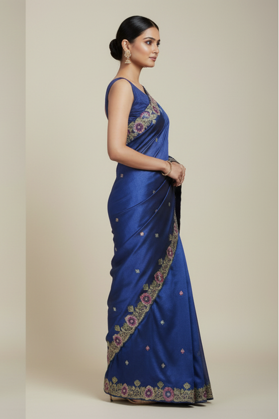 Kavya -Semi Tussar Silk Saree