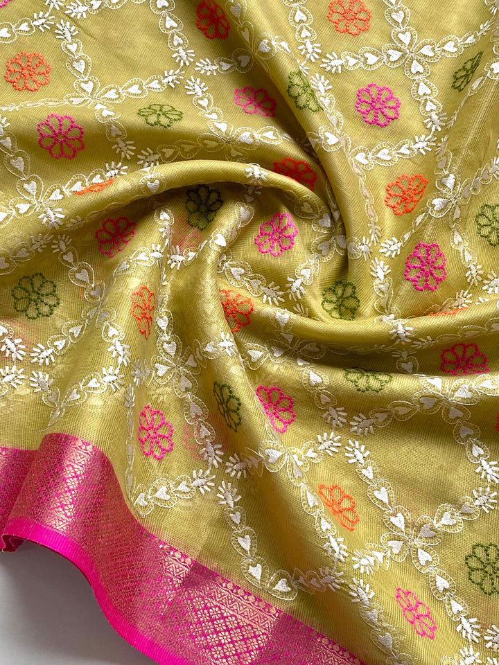 Light As A Whisper Tissue Kota Silk Saree