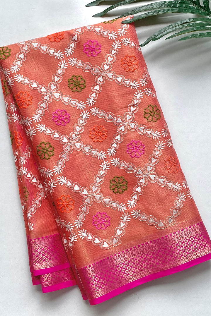 Light As A Whisper Tissue Kota Silk Saree