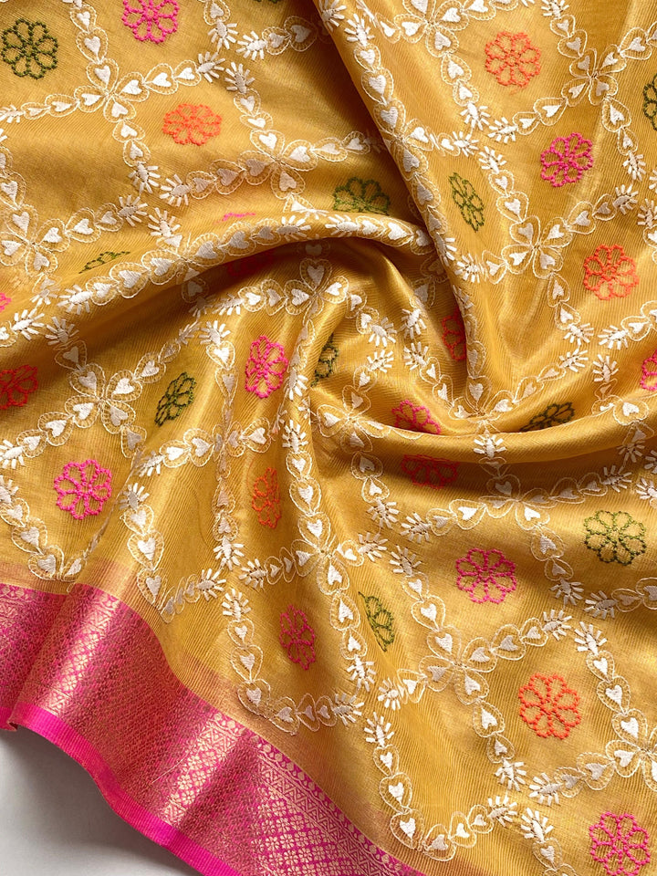 Light As A Whisper Tissue Kota Silk Saree