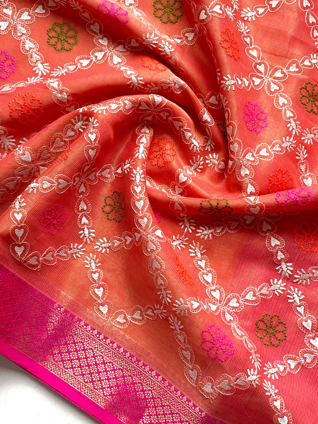 Light As A Whisper Tissue Kota Silk Saree
