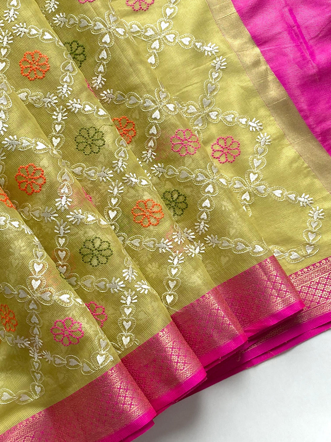 Light As A Whisper Tissue Kota Silk Saree
