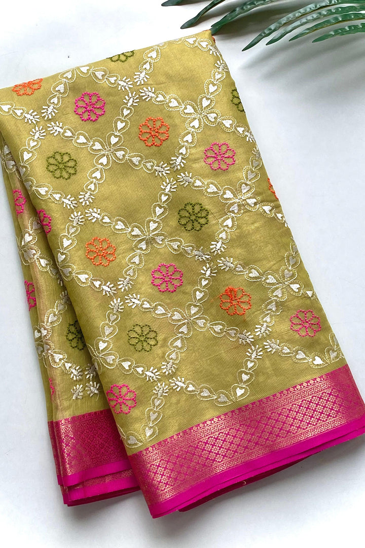 Light As A Whisper Tissue Kota Silk Saree