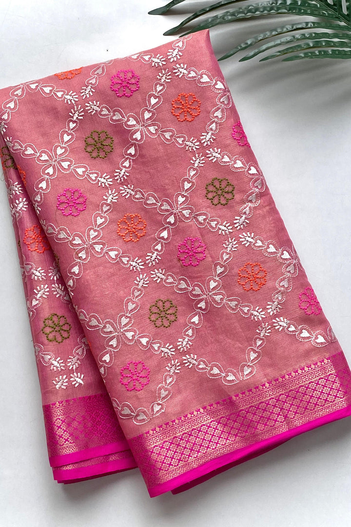 Light As A Whisper Tissue Kota Silk Saree