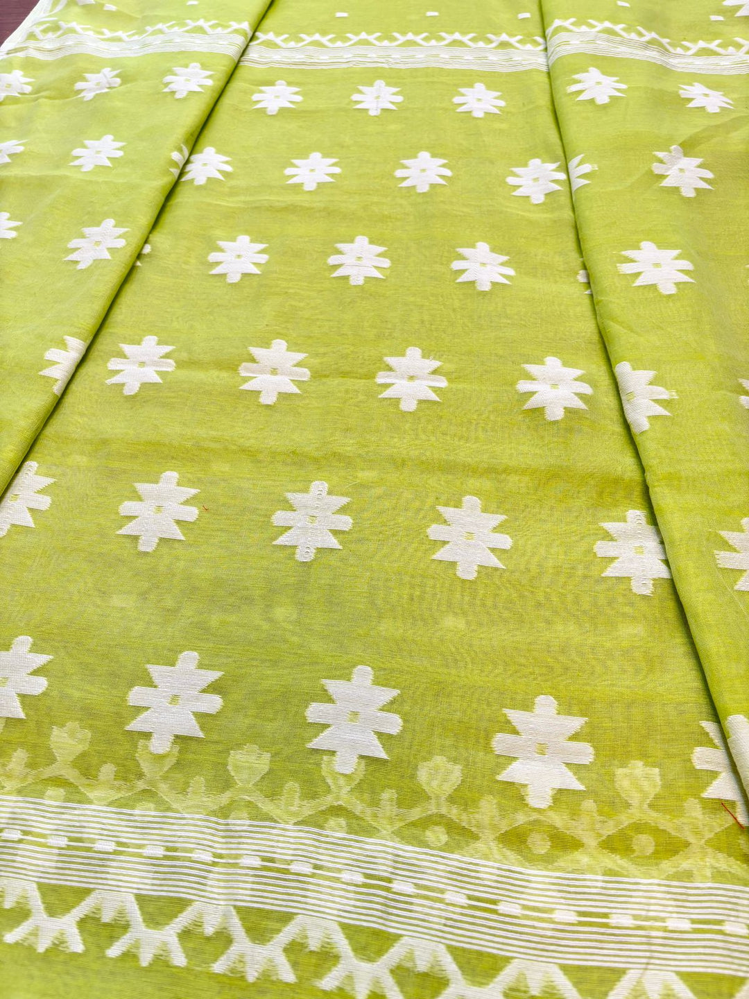 Megh-er Chithi Dhakai Jamdani Saree