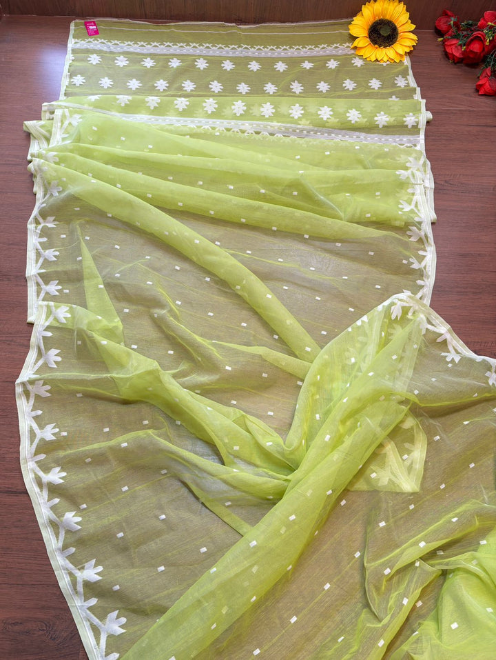 Megh-er Chithi Dhakai Jamdani Saree