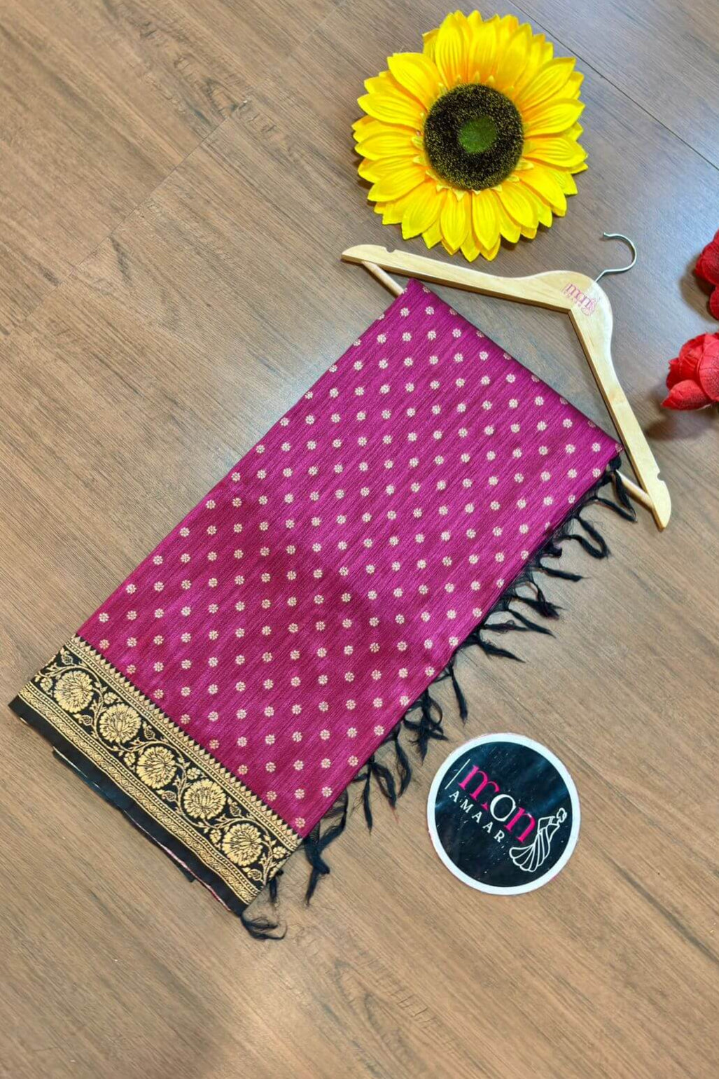 TasselTales Matka Silk Saree