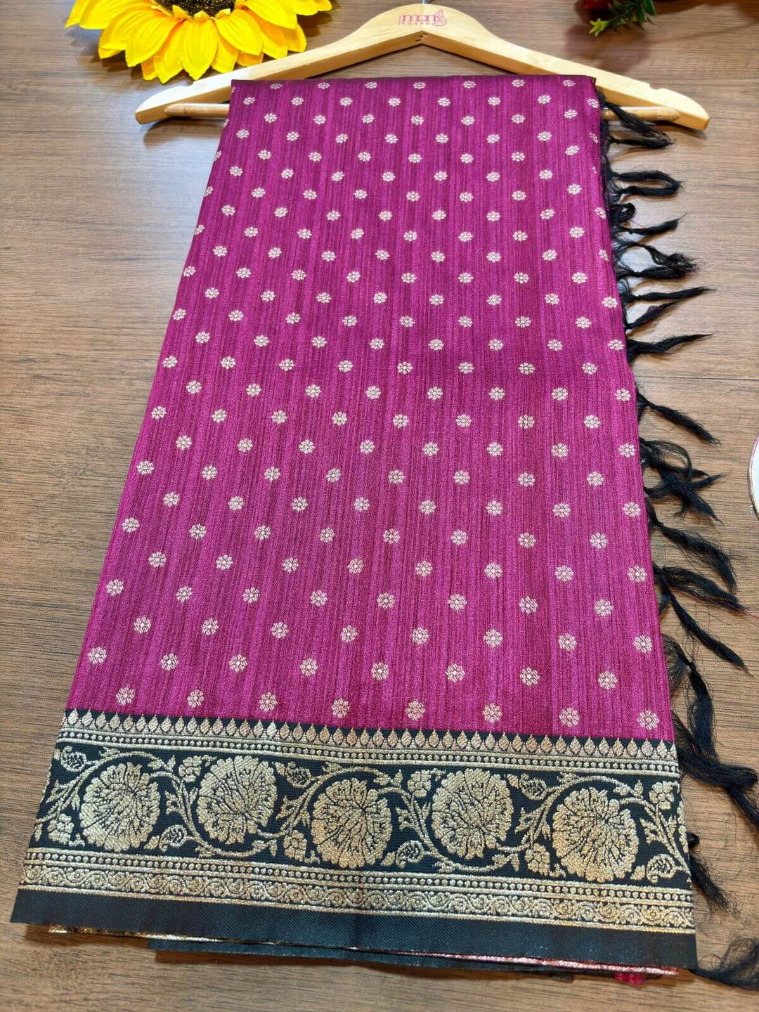 TasselTales Matka Silk Saree