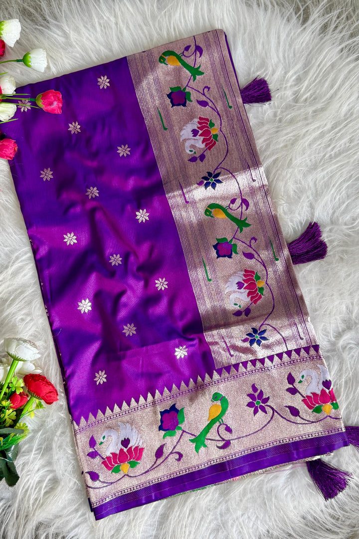 Graceful As A Dream Paithani Silk Saree