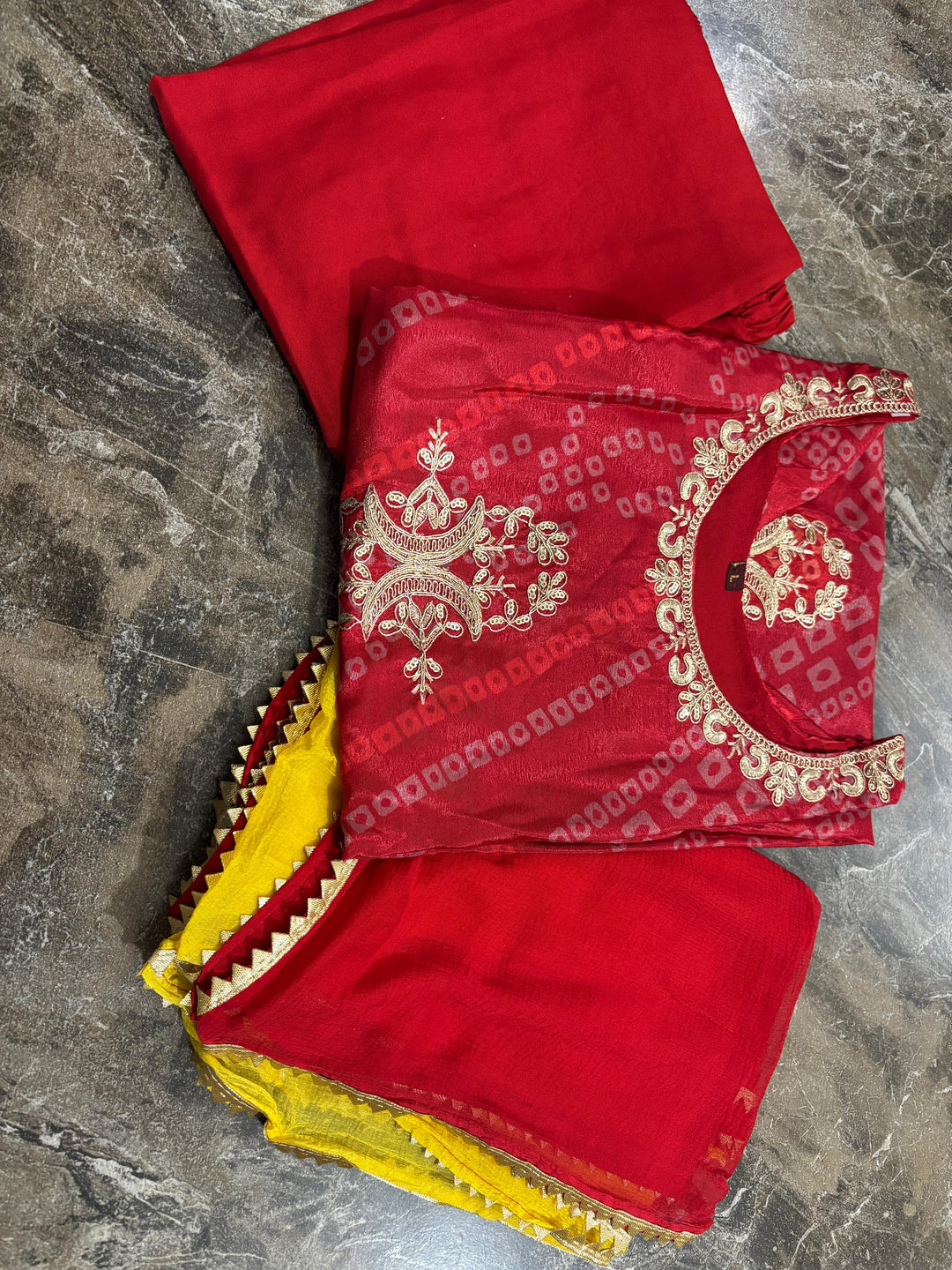 Styled For Success Chinnon Silk Kurti Set