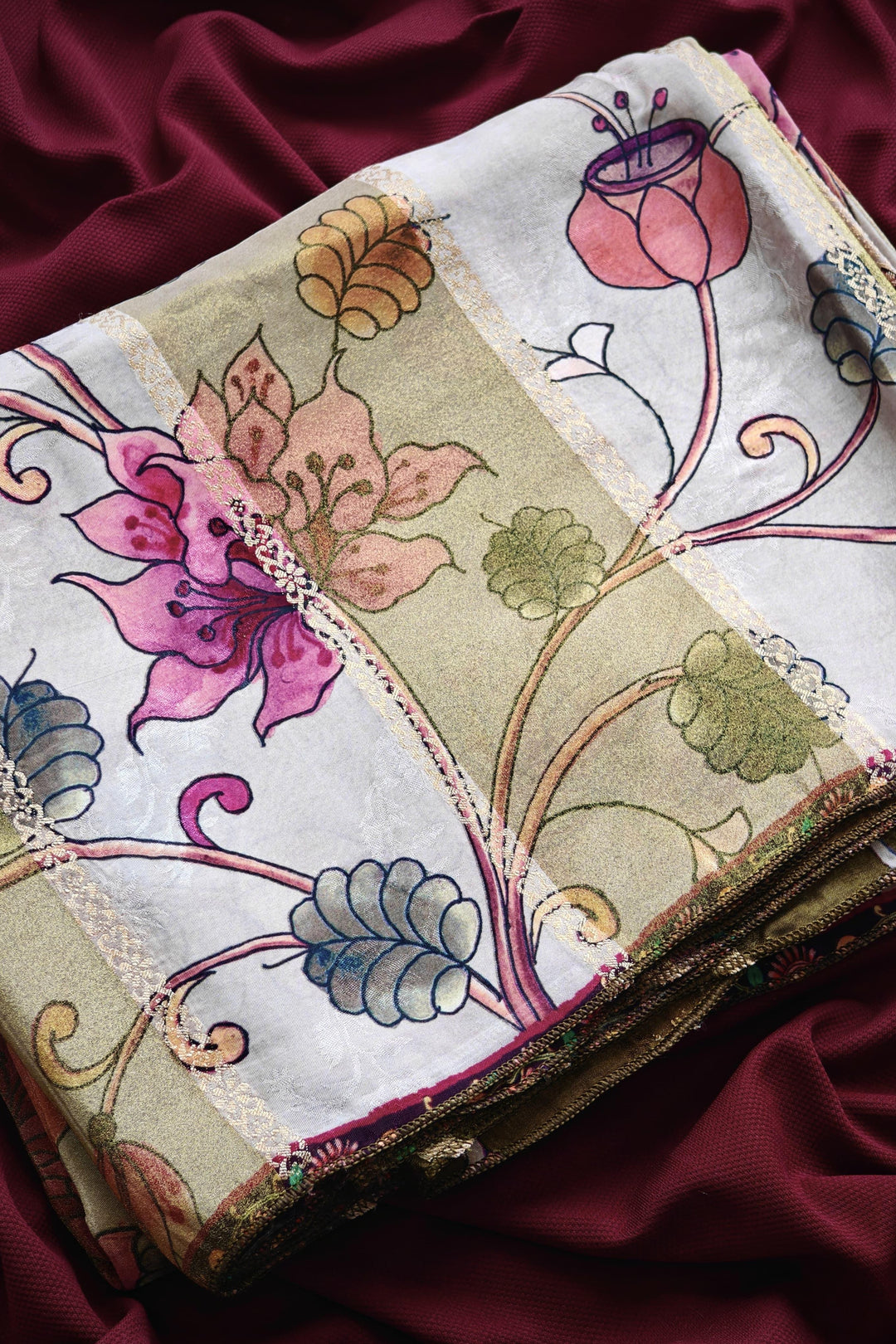 My Invisible Crown Tissue Silk Saree