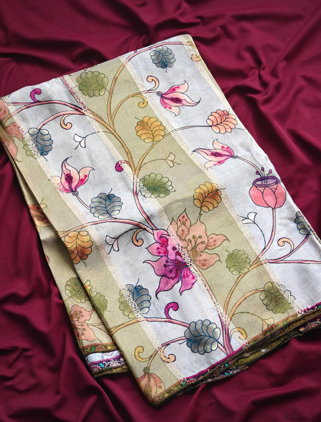 My Invisible Crown Tissue Silk Saree