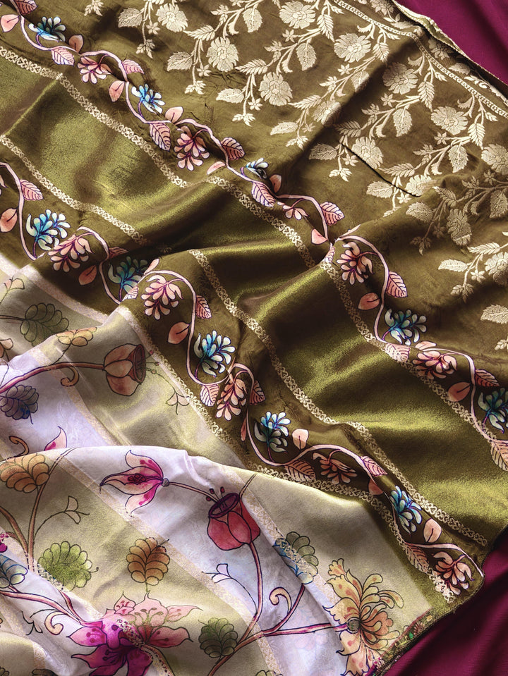 My Invisible Crown Tissue Silk Saree
