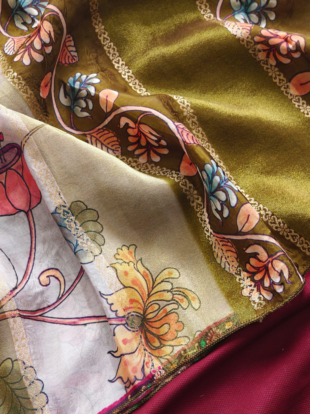 My Invisible Crown Tissue Silk Saree