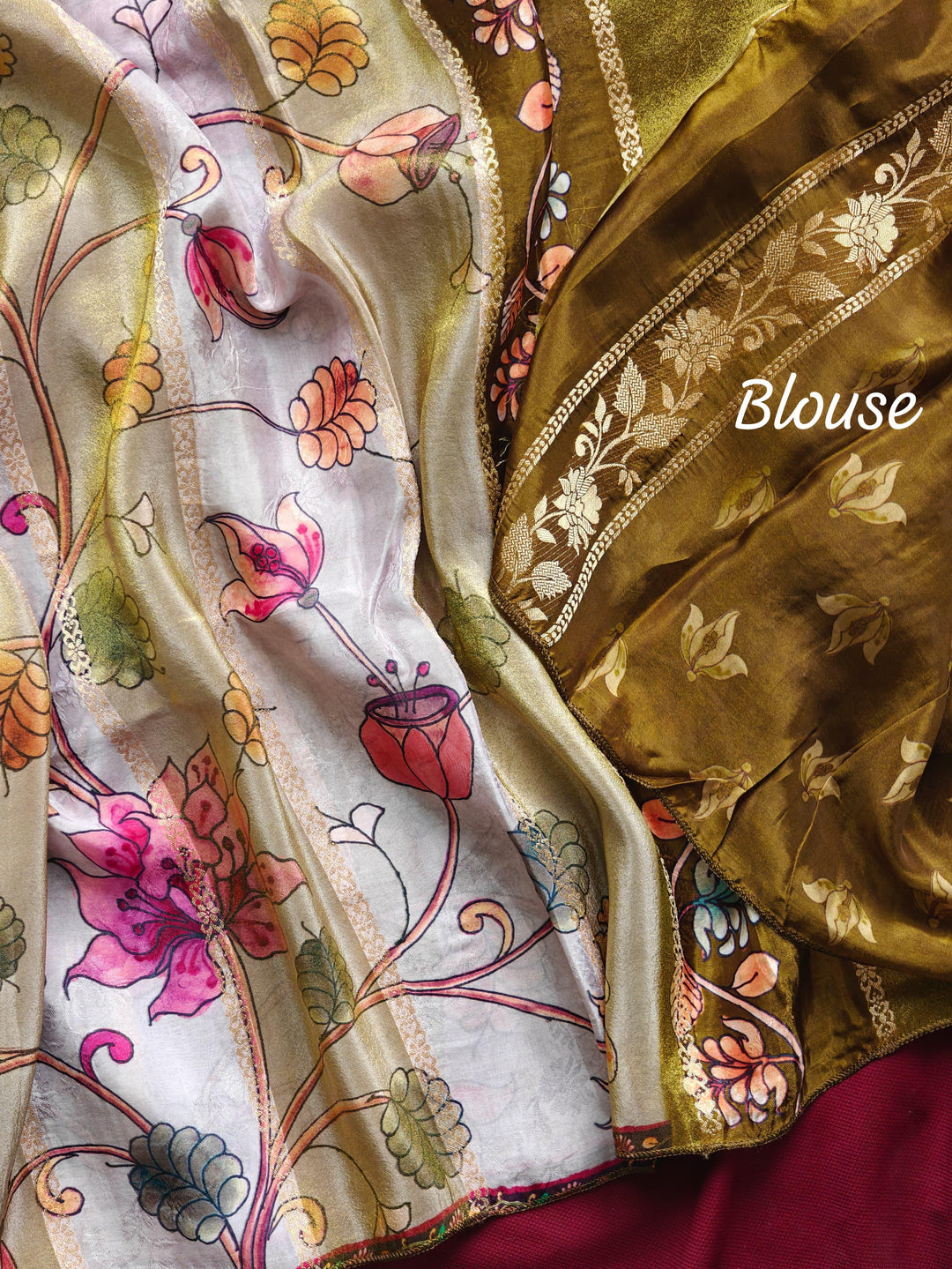 My Invisible Crown Tissue Silk Saree