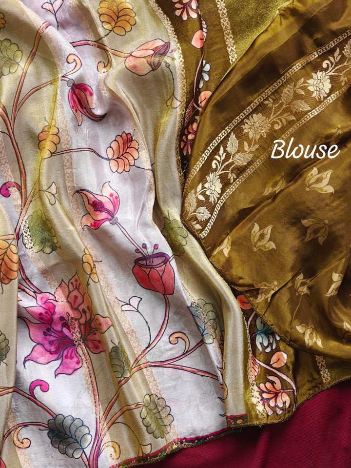 My Invisible Crown Tissue Silk Saree