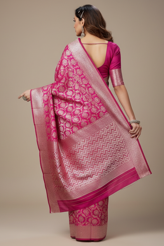 Silversheen Royale Fancy Silk Saree