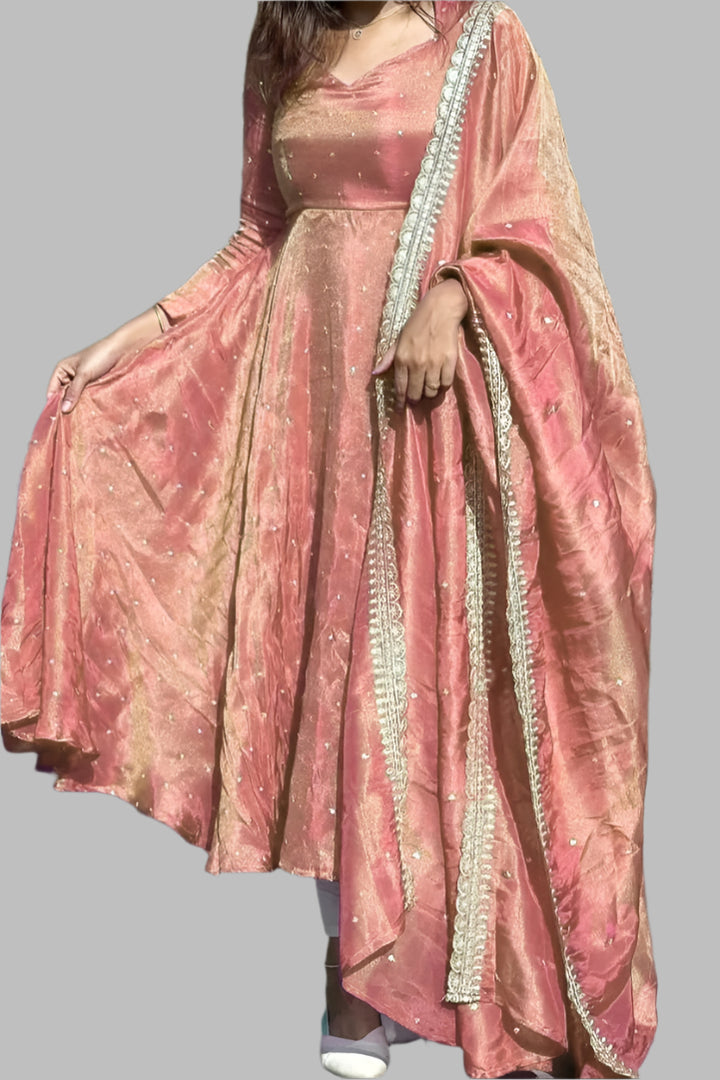 Sultana Swirl Anarkali Style Gown Set
