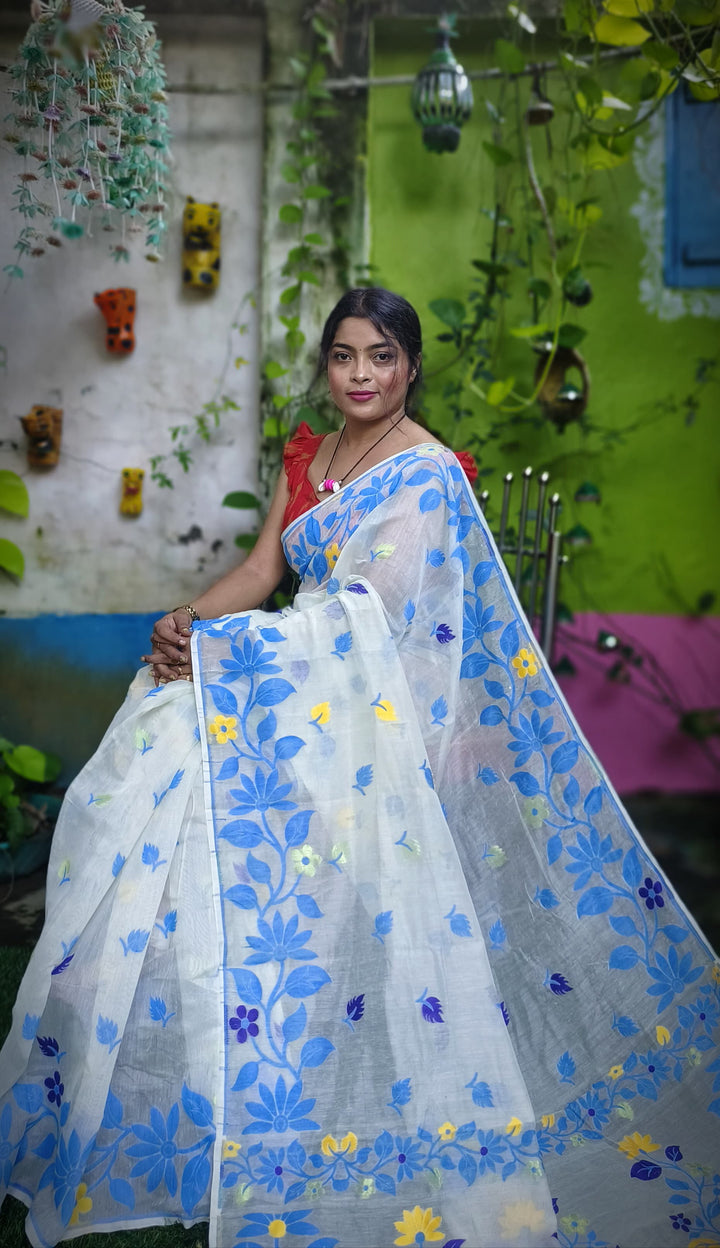 Ranga Roop Dhakai Jamdani Saree