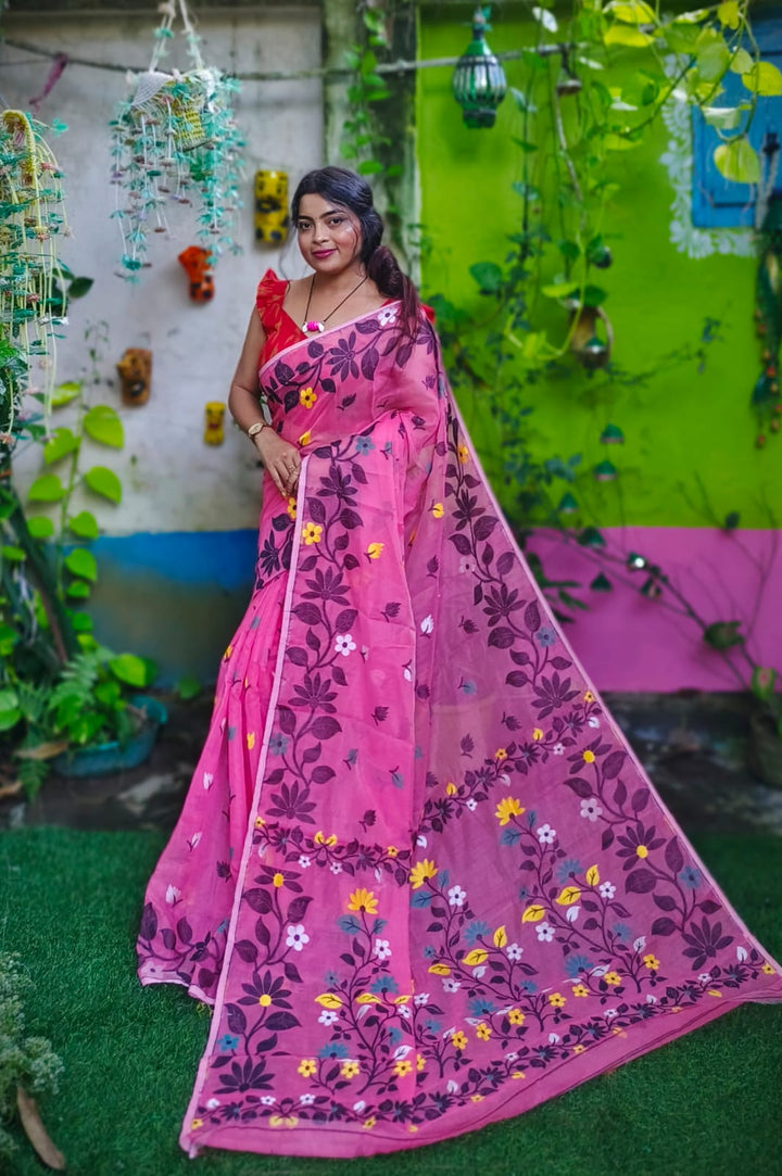 Ranga Roop Dhakai Jamdani Saree