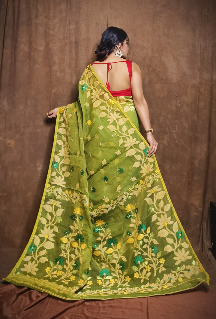 Ranga Roop Dhakai Jamdani Saree