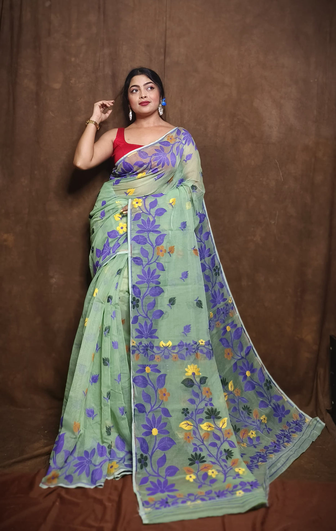 Ranga Roop Dhakai Jamdani Saree