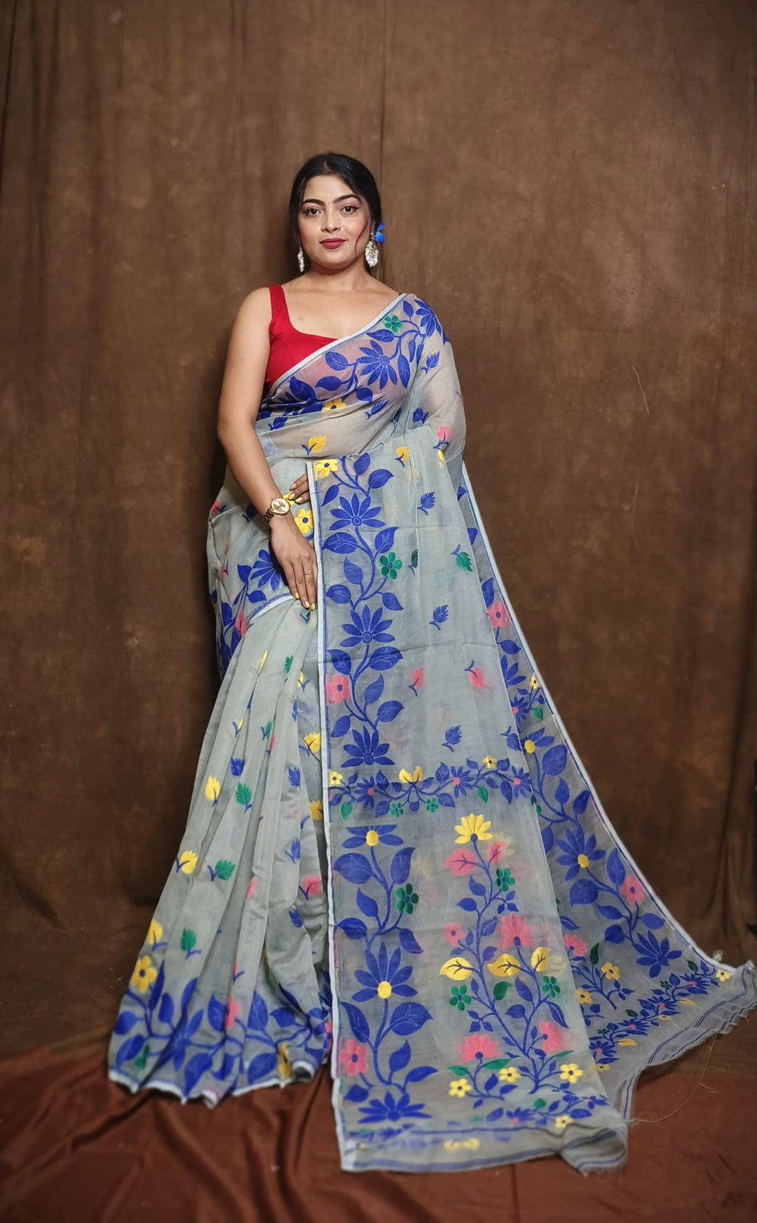 Ranga Roop Dhakai Jamdani Saree