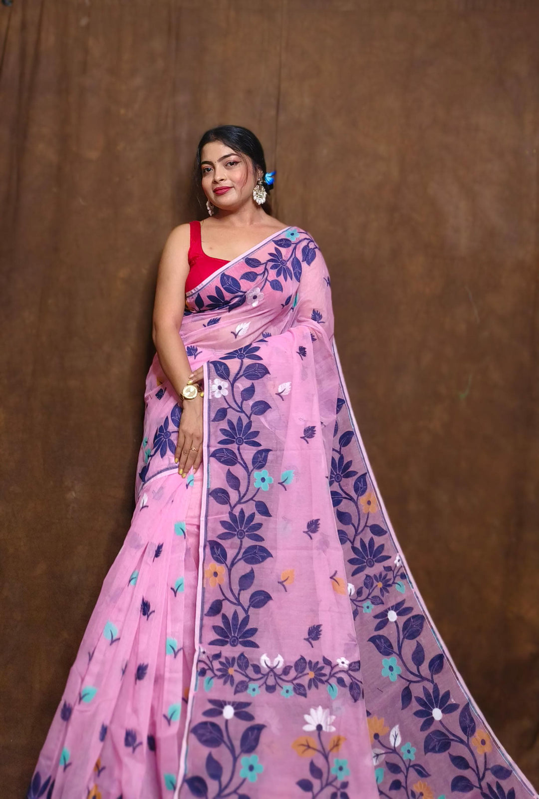 Ranga Roop Dhakai Jamdani Saree