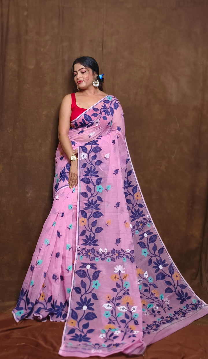 Ranga Roop Dhakai Jamdani Saree
