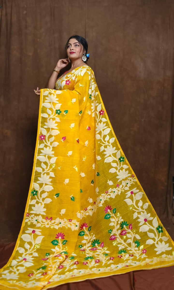 Ranga Roop Dhakai Jamdani Saree