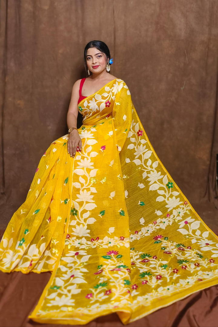 Ranga Roop Dhakai Jamdani Saree