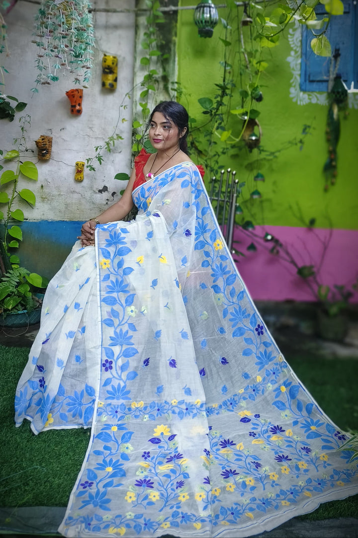 Ranga Roop Dhakai Jamdani Saree
