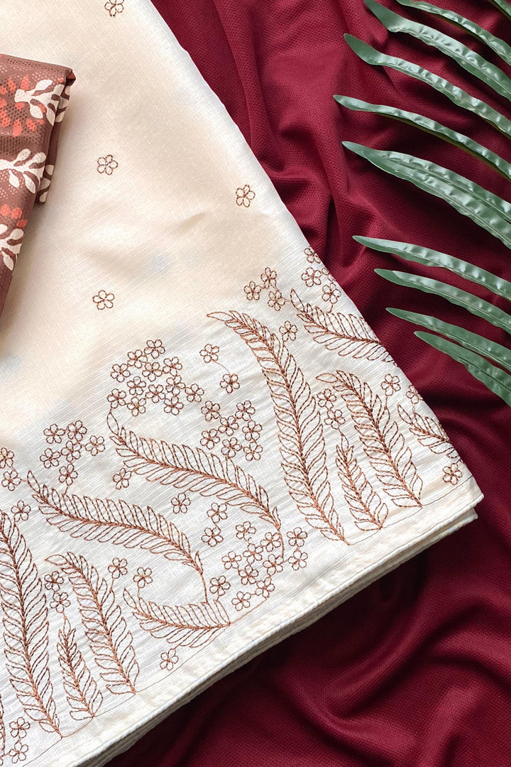 Basket of Flowers Kota Silk Saree