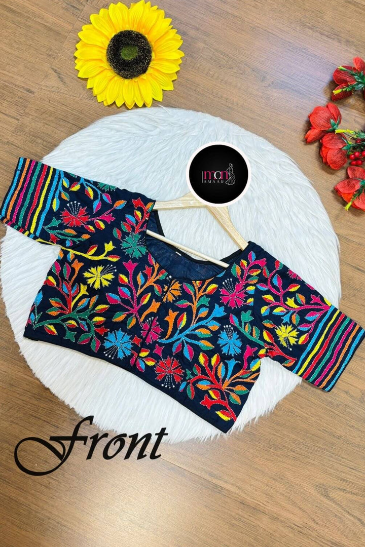 Silsila -Kantha Stitch Blouse