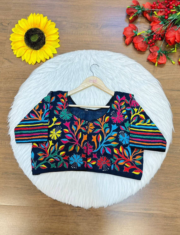 Silsila -Kantha Stitch Blouse