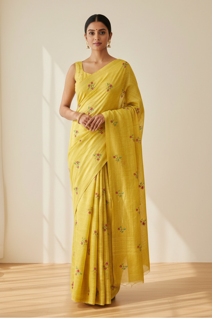 Pure Ghicha Silk  Delight Saree