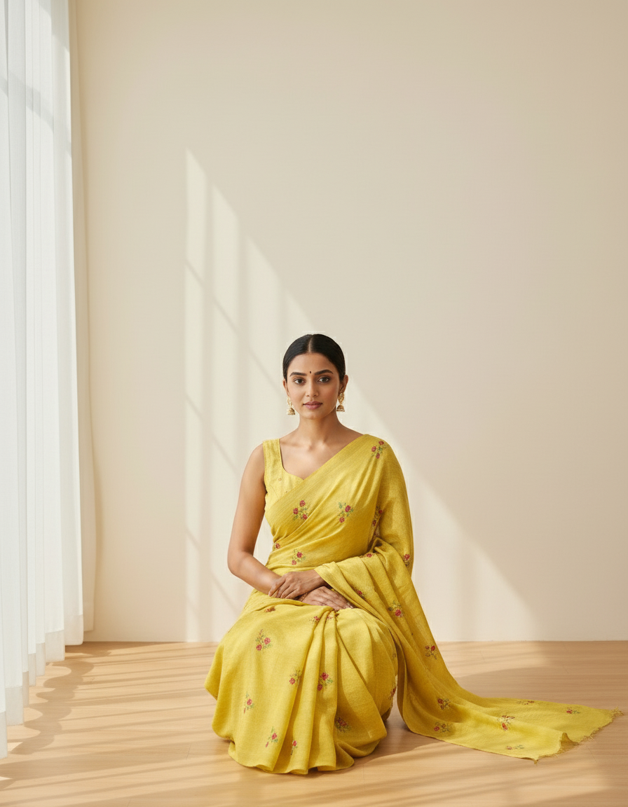 Pure Ghicha Silk  Delight Saree