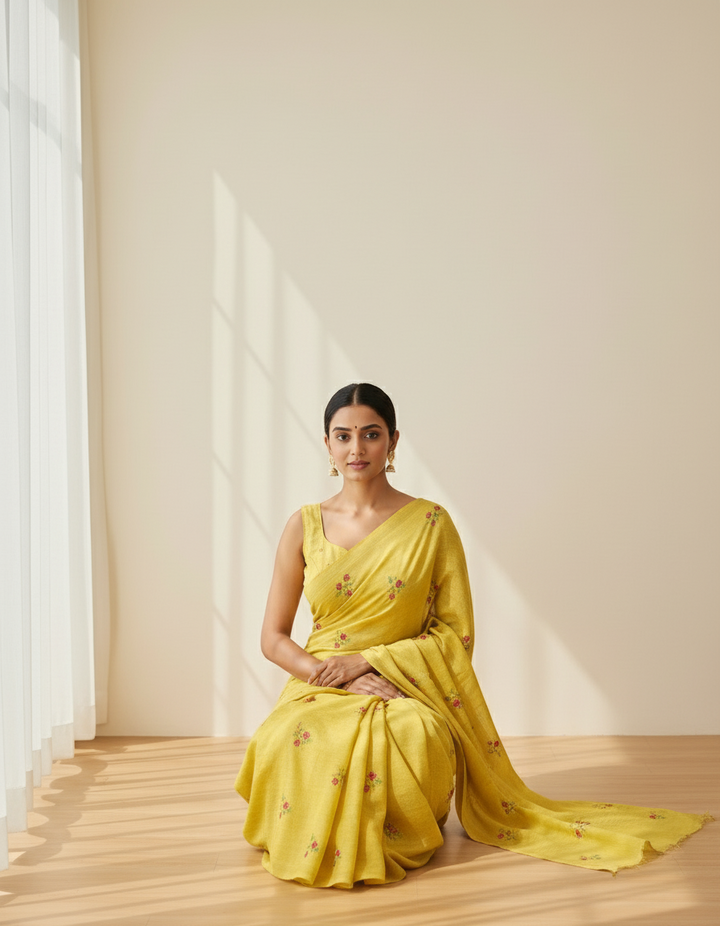 Pure Ghicha Silk  Delight Saree