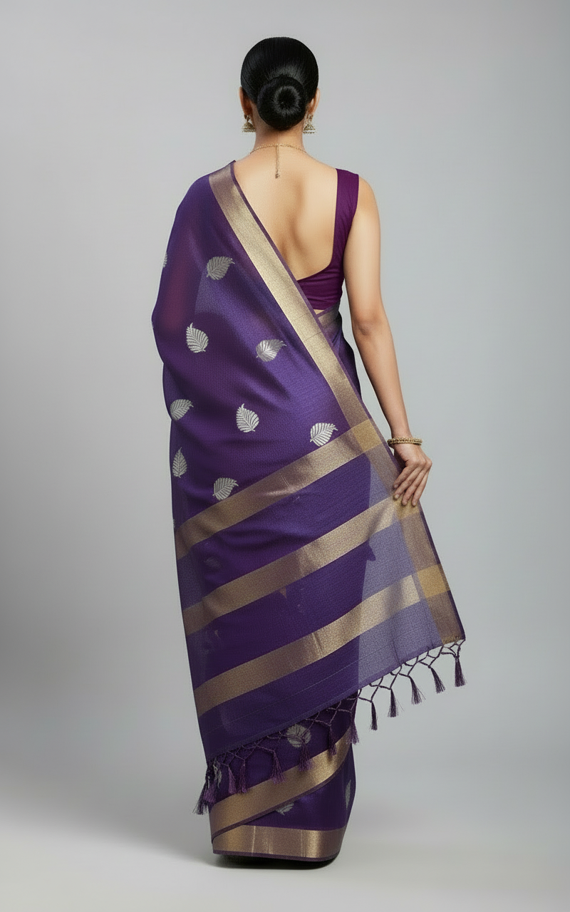 Divya- Semi Tussar Silk Saree
