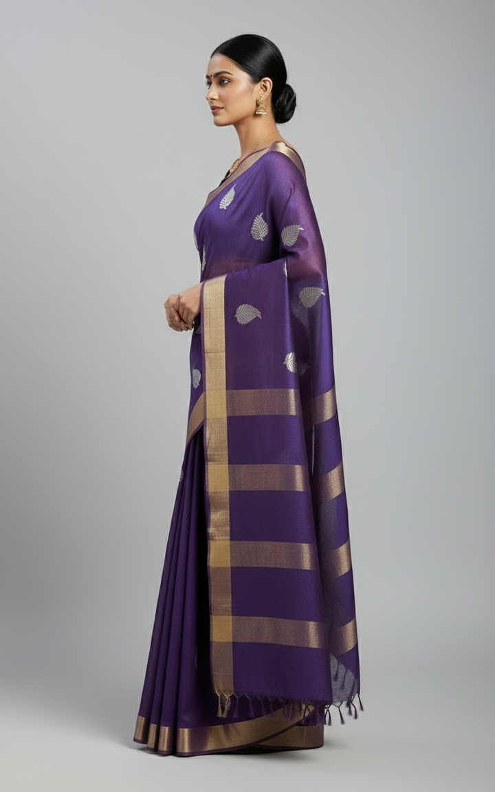 Divya- Semi Tussar Silk Saree