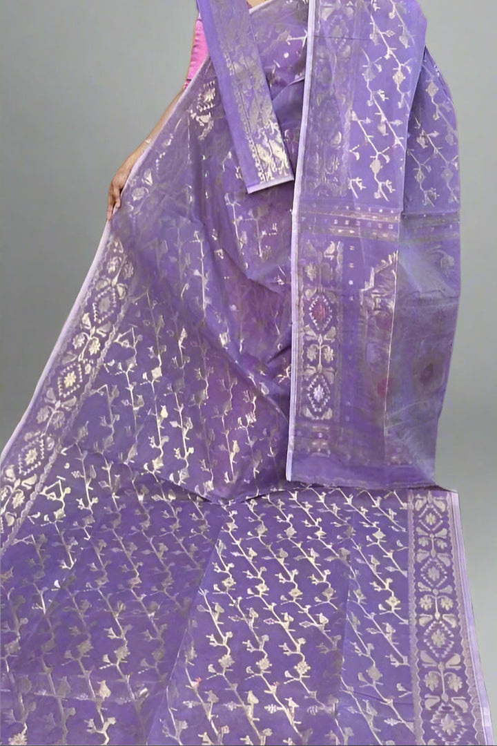Megher Gaan Jamdani Saree