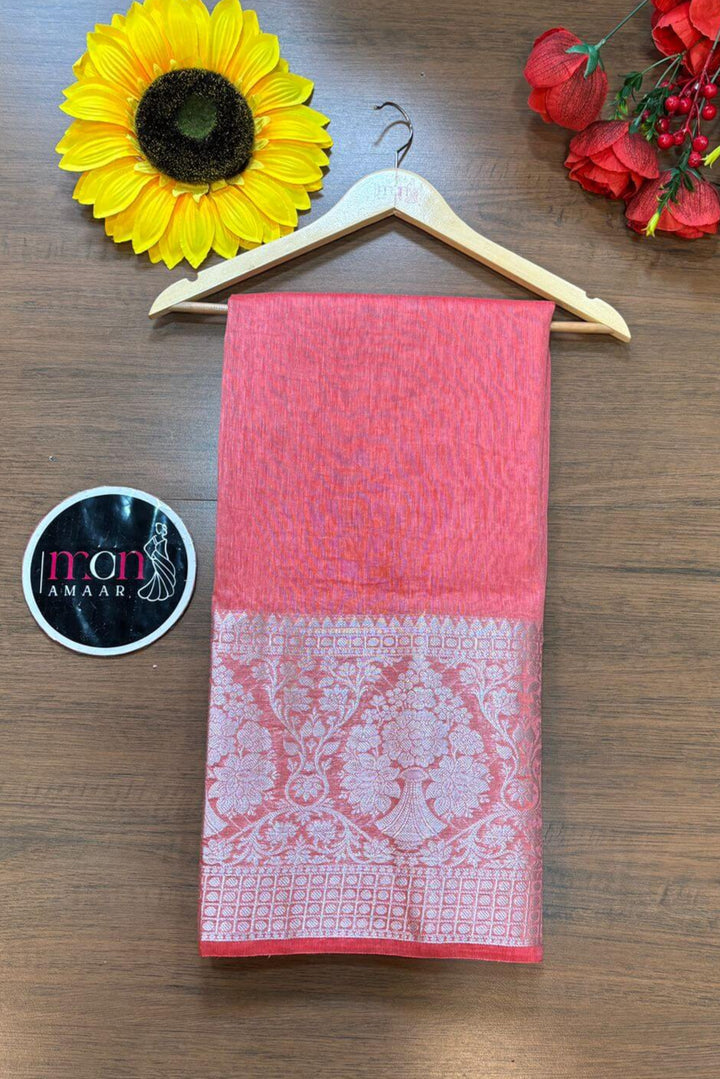 Suhasini - Pure Handwoven Silk Linen